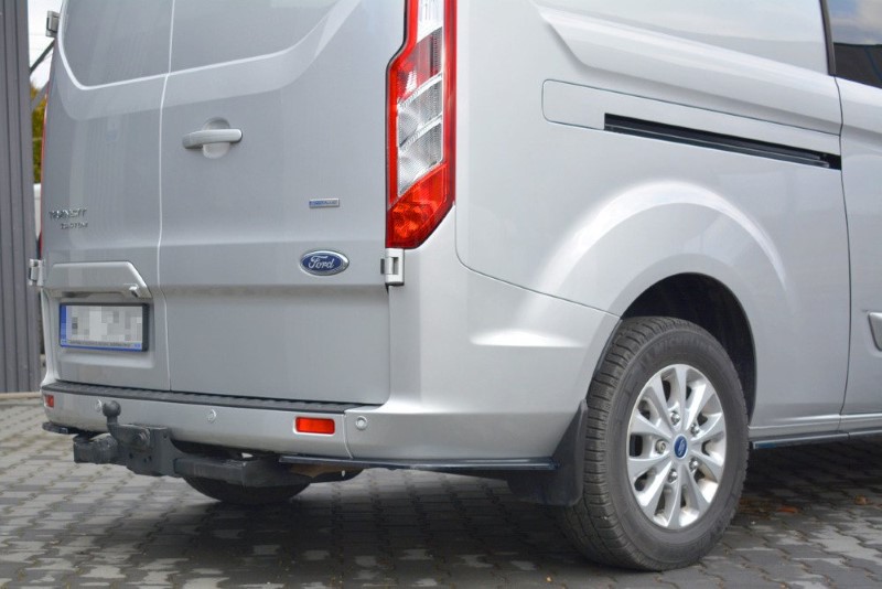 Achterzij Spoilers Ford Transit Custom Mk1 FL Glanzend Zwart