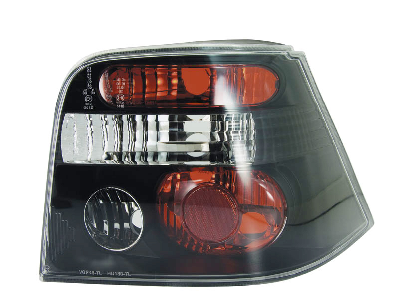 Set Achterlichten  Volkswagen Golf IV 1998-2003 excl. Variant - Zwart/Rookgrijs