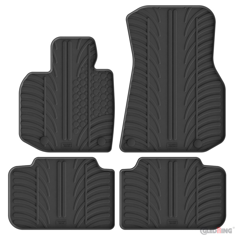 Gledring Rubbermatten  BMW X3 (G45) 2024- (T profiel 4-delig)