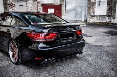 Diffuser Lexus LS Mk4 Facelift Glans Zwart