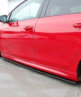 Zijskirts VW Golf 6 GTI 35TH / R20 Glans Zwart