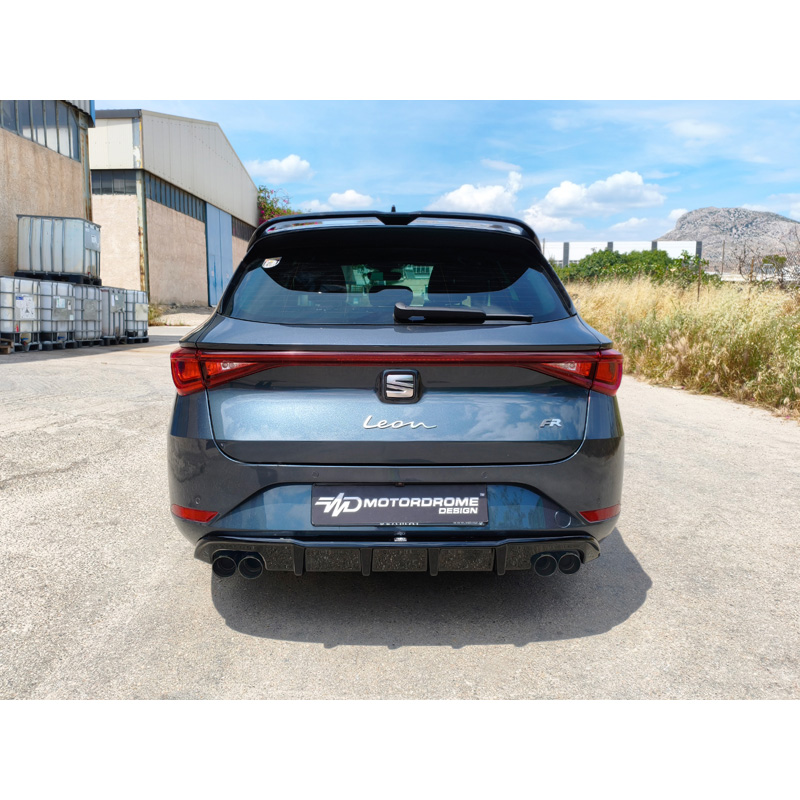 Motordrome Achterbumperdiffuser  Seat Leon IV (KL8) Sportstourer FR 2020- (ABS)