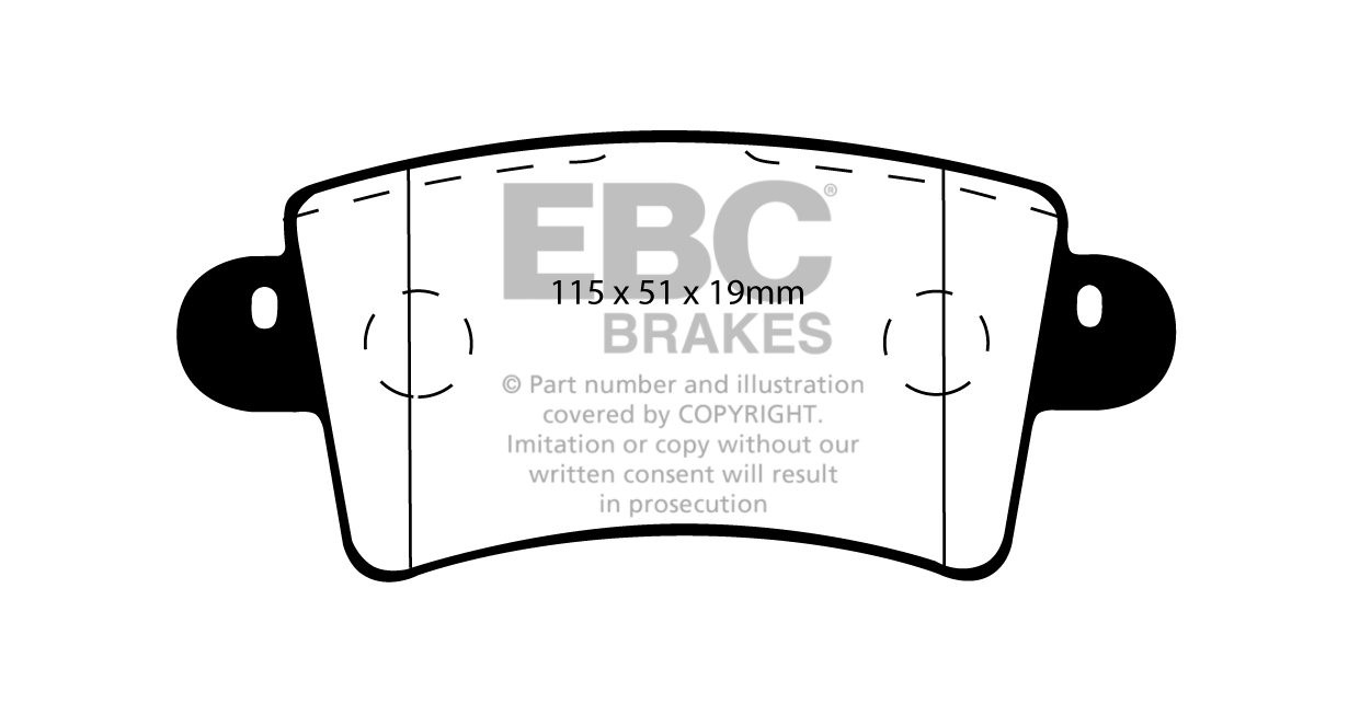 EBC Brakes OPEL Movano 2.8 TD (16" Wheels) 2000-2010 Remblokken