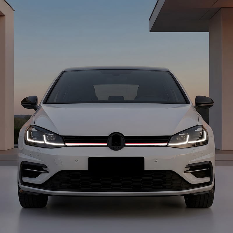 R-Look Grill met LED-Strip  Volkswagen Golf VII (7.5) HB/Variant Facelift 2017-2020
