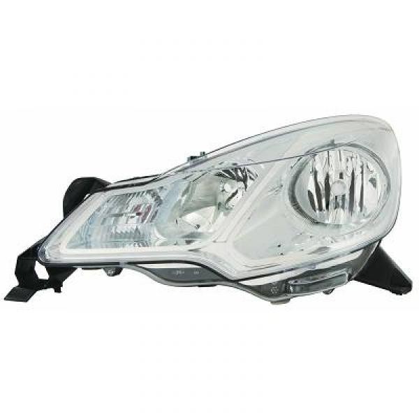 Koplamp rechts C3, 09->> HELLA H7+H7+H1