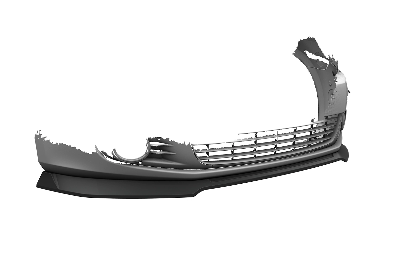 Voorspoiler Volkswagen Golf 6 (Typ 5K1) Glans Zwart – CSR Automotive 