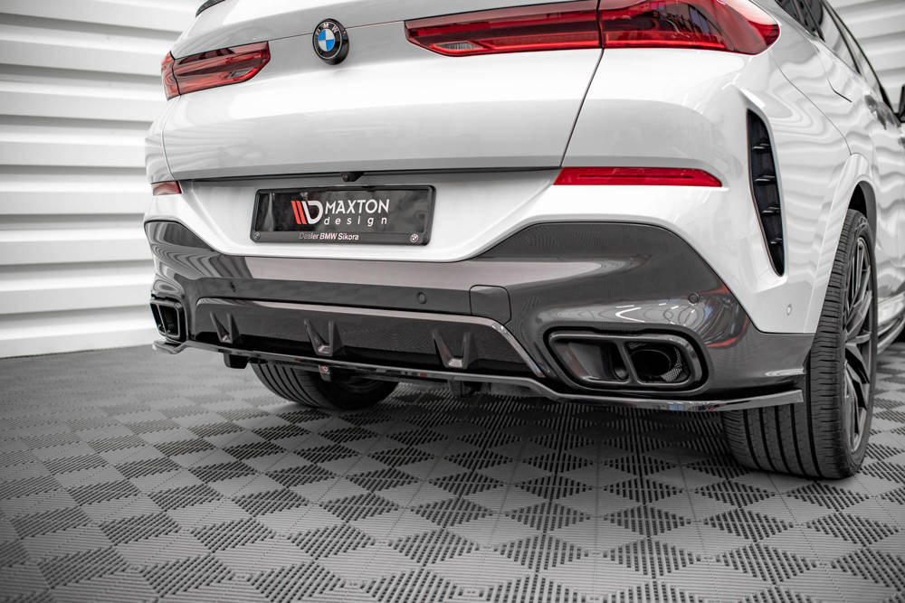 Diffuser V.1 BMW X6 M-pakket G06 glans zwart
