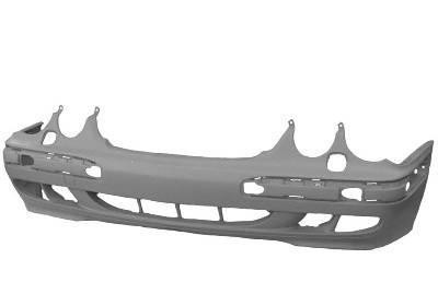 voorbumper met wissergaten, in primer Mercedes E klasse, W210, 1