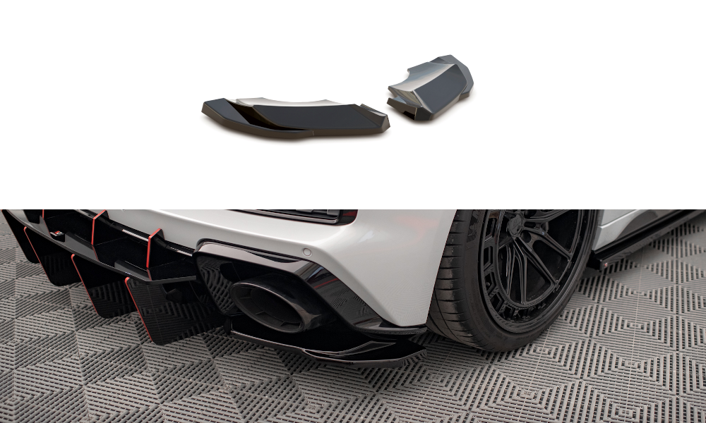 Zijdiffuser Audi R8 Facelift  2018 - 2021 Maxton Glans Zwart