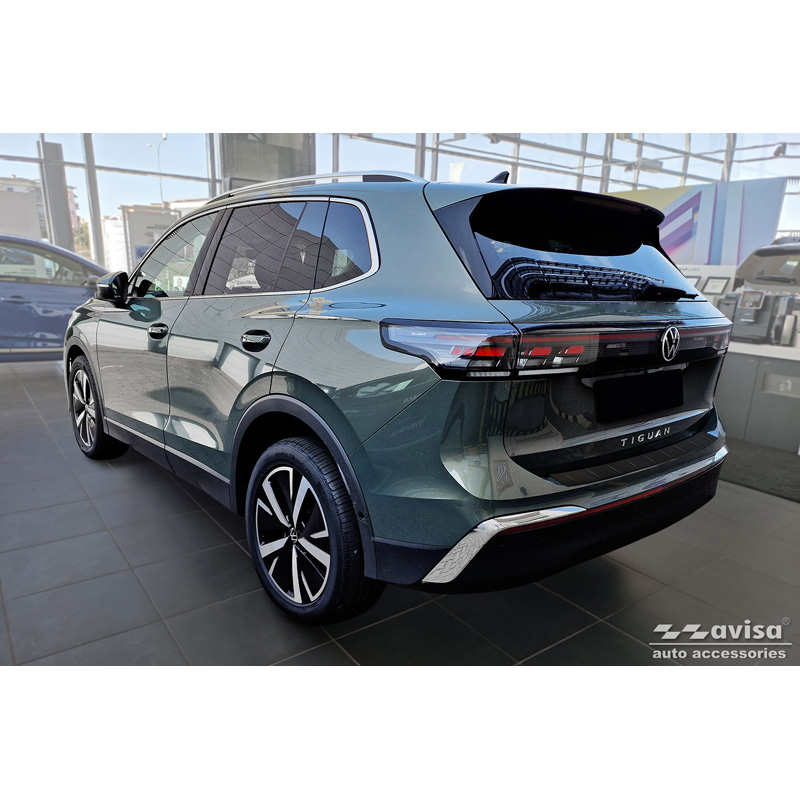 Matzwart RVS Achterbumperprotector  Volkswagen Tiguan (CT1) 2024- 'Ribs'