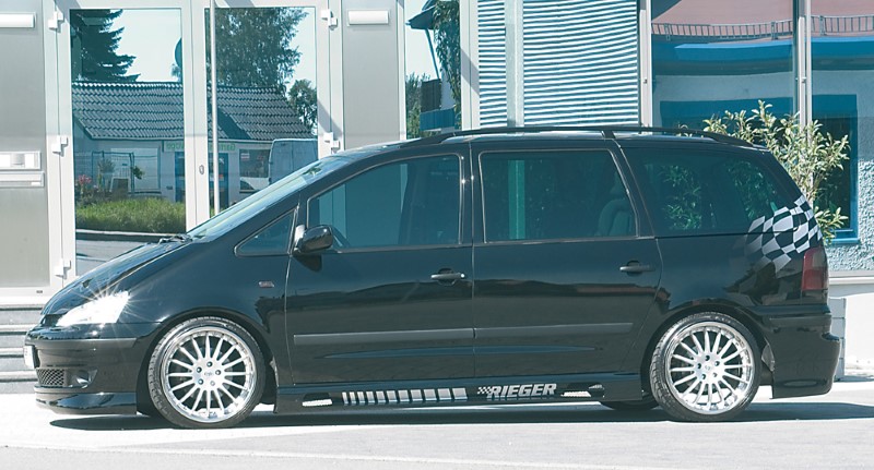 Zijskirts VW Sharan met 2 schacht en 2 uitsnedes Rieger