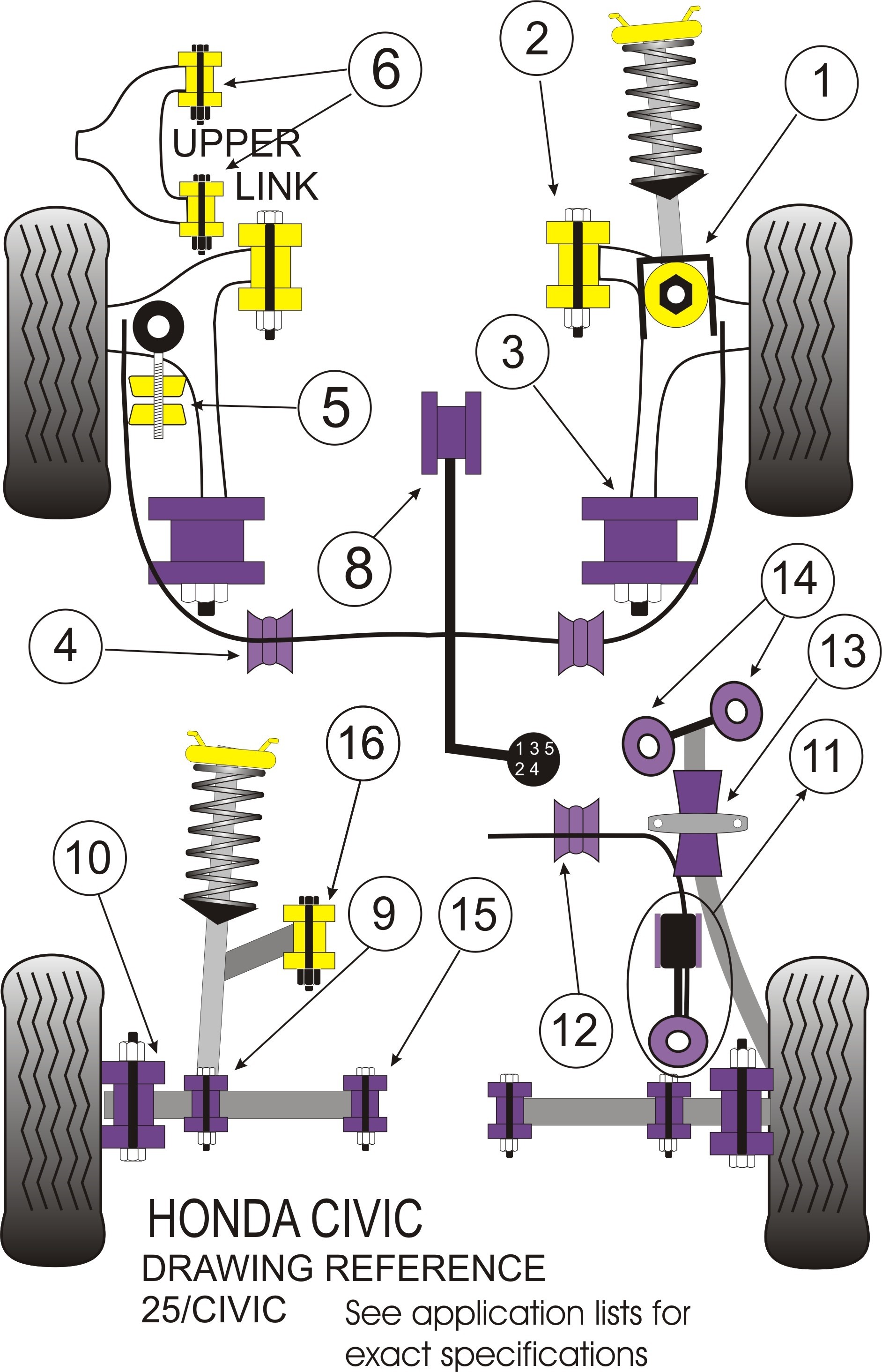 Honda Integra Type R Civic 1994 Coupe Aerodeck CRX  Front Anti R