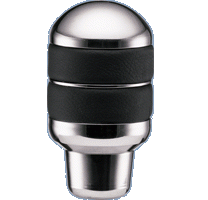 Schakelpook Sparco PK R77 chrome/zwart rubber