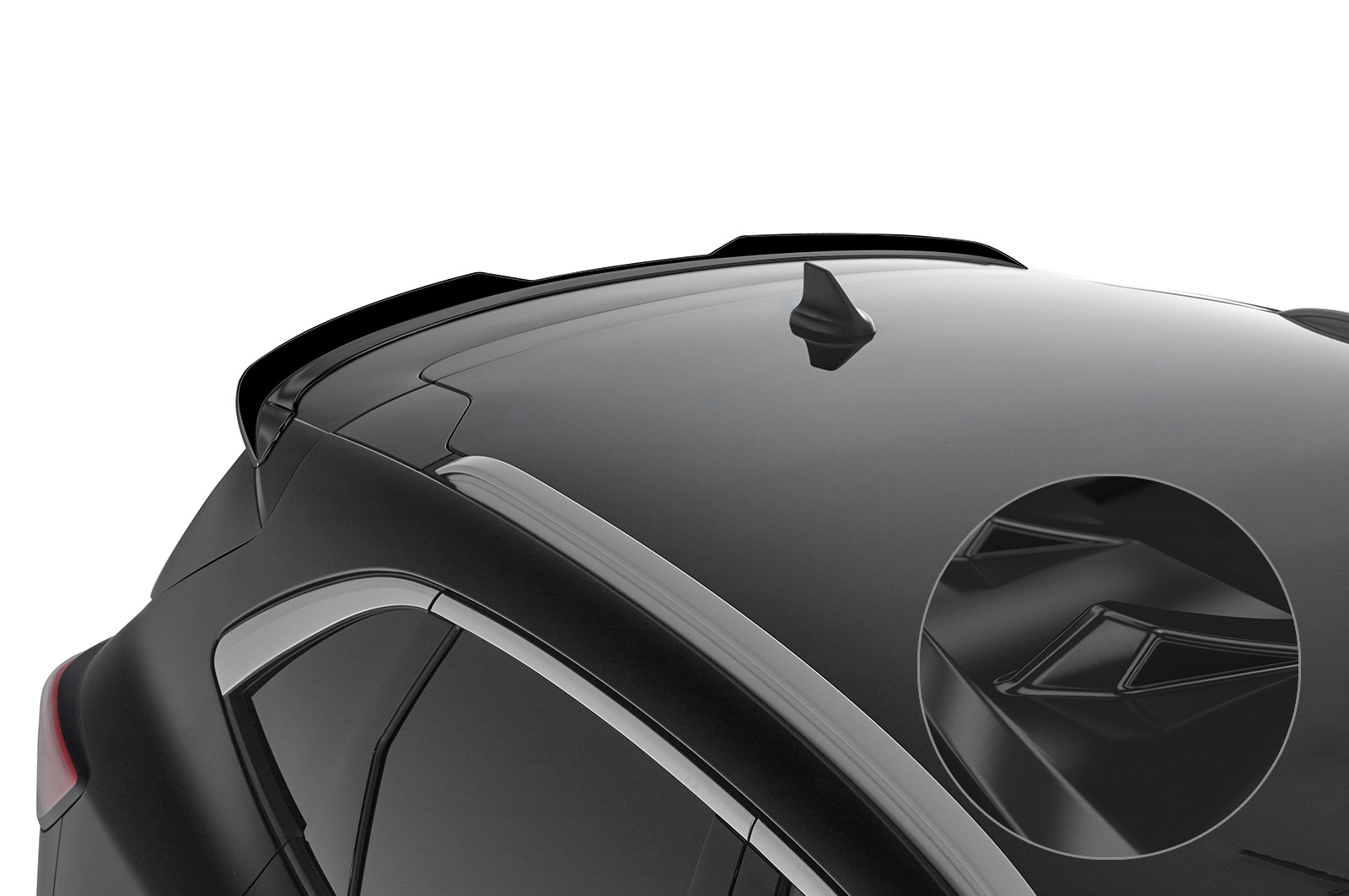 Spoiler Ford Kuga 3 CSR glans Zwart
