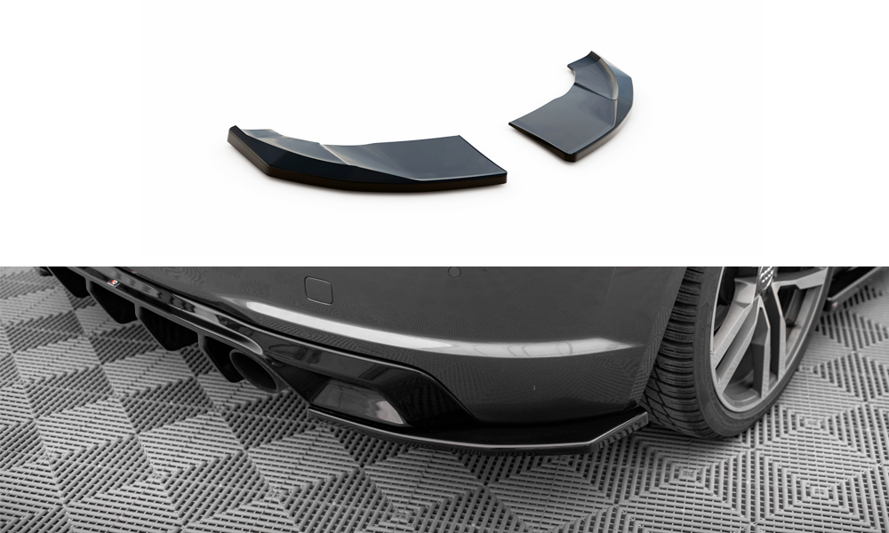 Zijdiffuser Audi TT S-Line 8S Maxton Glans Zwart