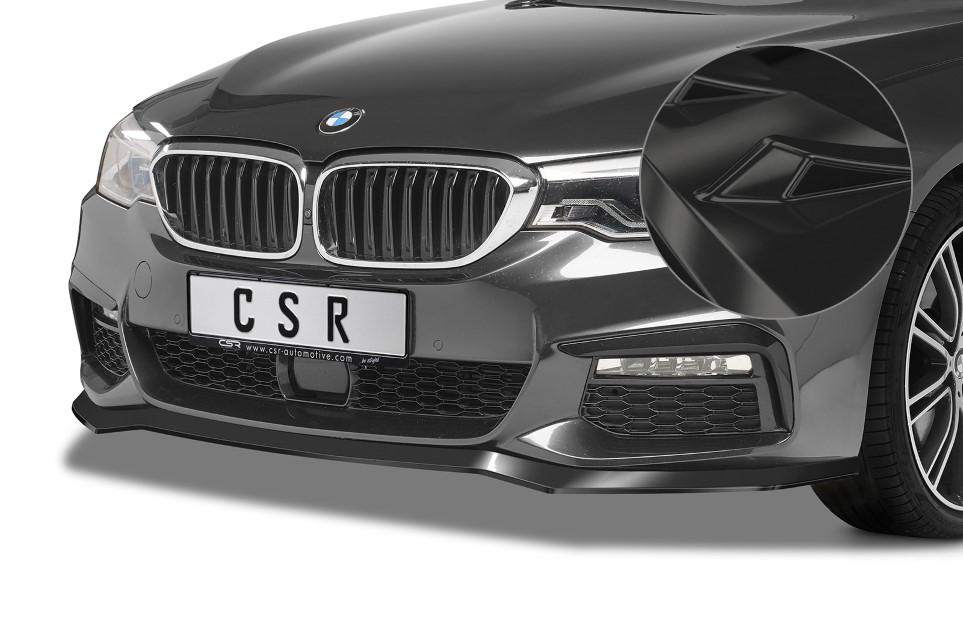 Voorspoiler BMW 5-Serie G30 M-Pakket CSR Glans Zwart