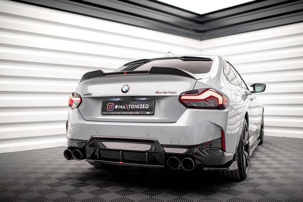 Spoiler BMW 2 Serie G42 Coupe Maxton Glans Zwart