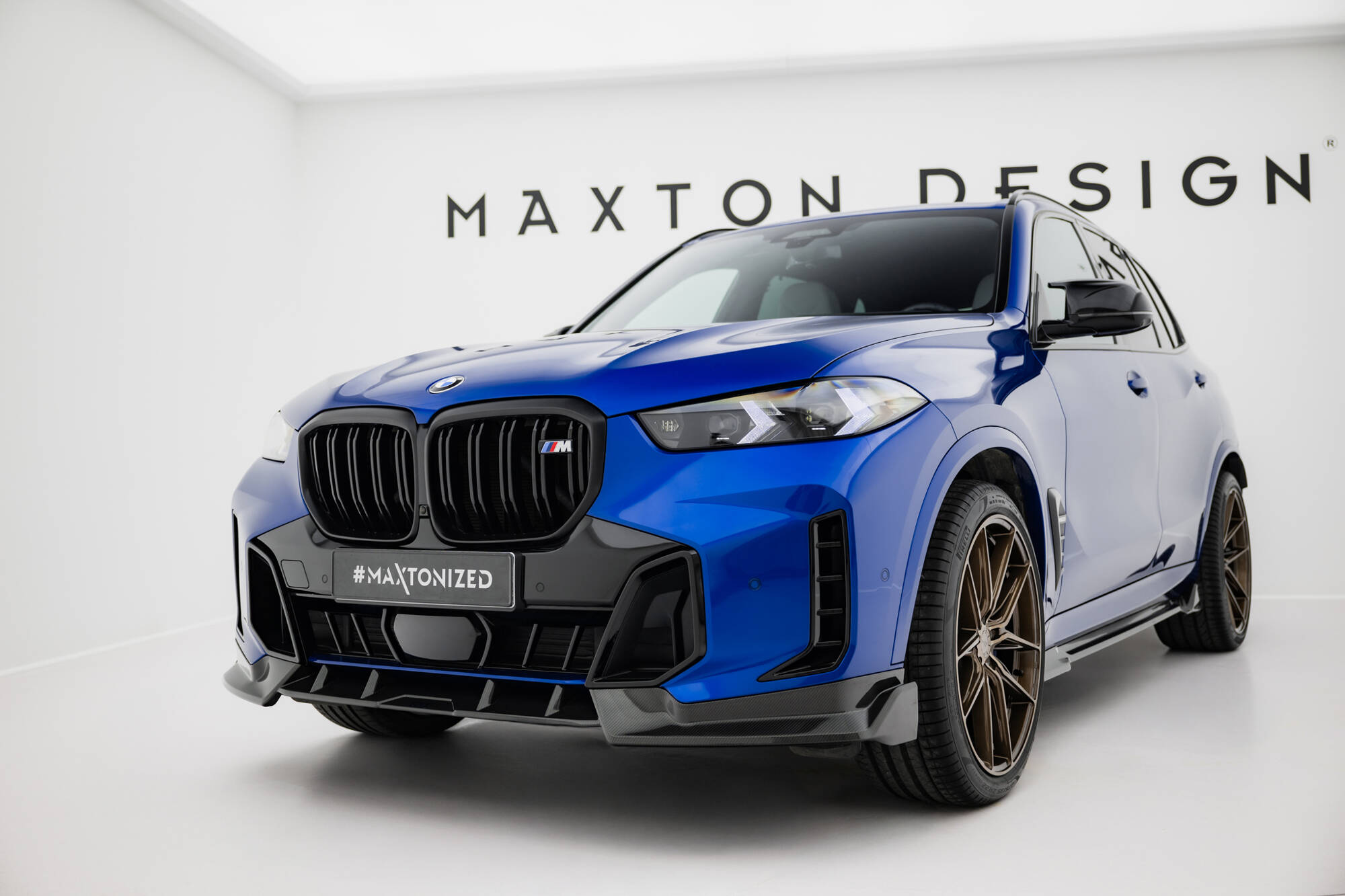 Carbon Fiber Bodykit BMW X5 M-Pack G05 Facelift Maxton Glanzend zwart