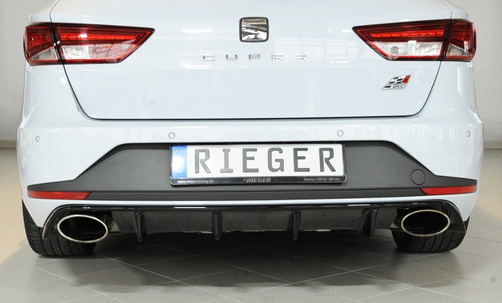 Achterbumper Diffusor Rieger Seat Leon ST Cupra (5F) 03.14-12.16
