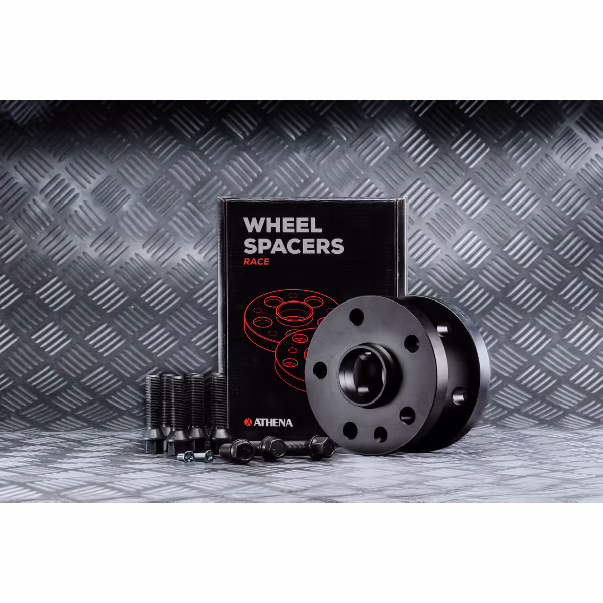 Spoorverbreders 5x120 naaf:72.5 dikte:16mm BMW Mini incl. wielbouten Zwart