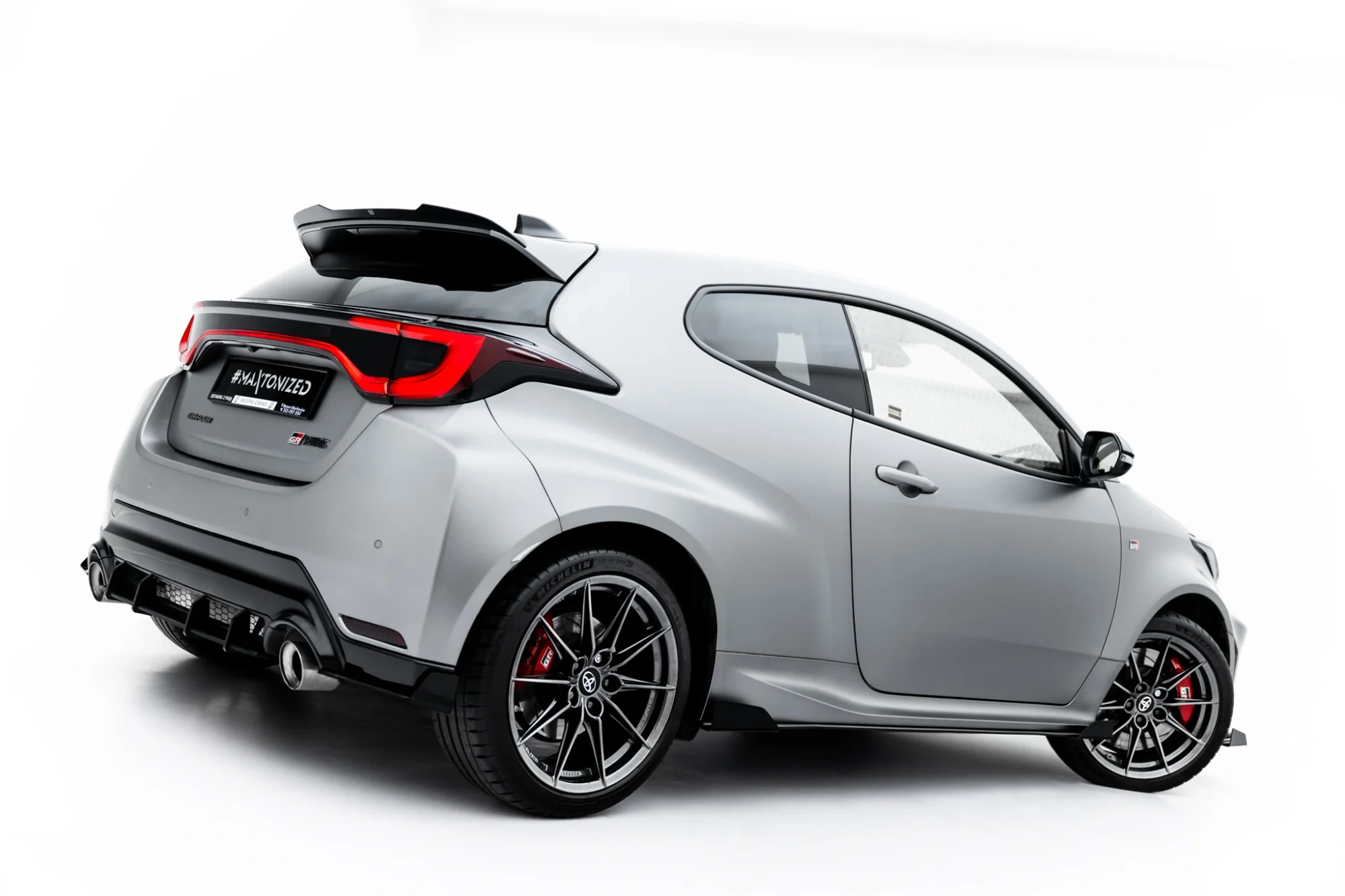 Zijskirts Toyota GR Yaris Mk4 Facelift – Maxton Street Pro Side Skirts Diffusers + Flaps