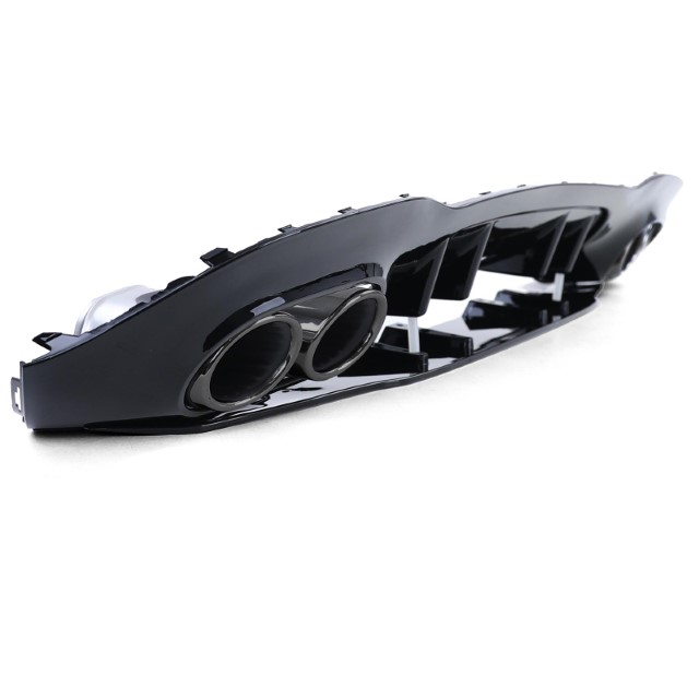 Diffuser Mercedes A klasse W177 A35/A45 Look Glans Zwart Sierstukken