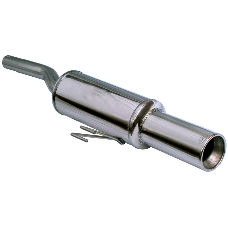 100% RVS Sportuitlaat  Fiat Punto (176) 75 1.2 102mm