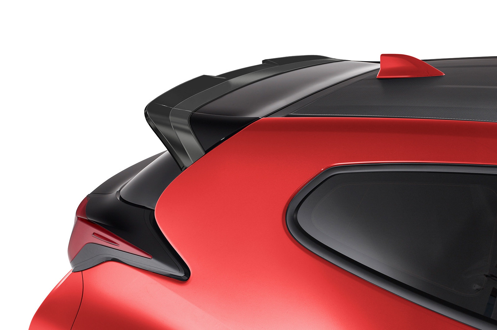 Spoiler Toyota GR Yaris (Typ XP21) CSR glans Zwart