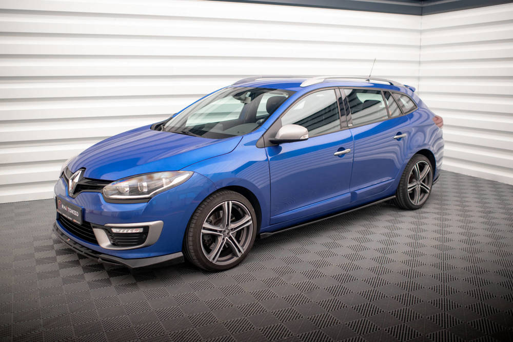 Zijskirts Renault Megane GT Line Grandtour FL Maxton Glans Zwart