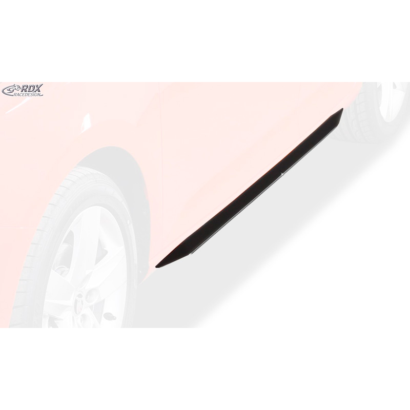 Sideskirts 'Slim'  Skoda Fabia III HB/Kombi (NJ) 2014- (ABS zwart glanzend)
