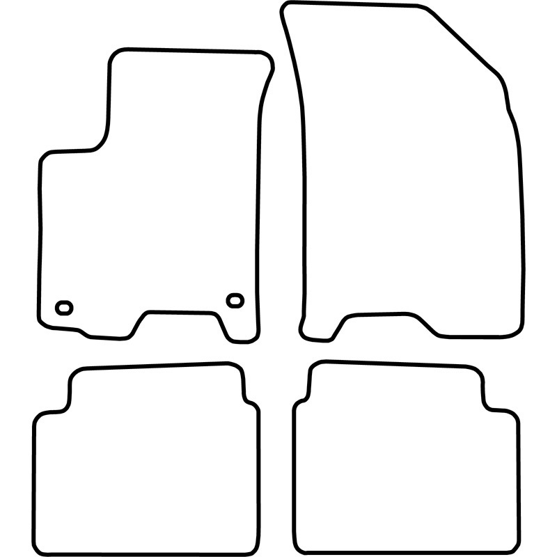 Automatten Velours  Chevrolet Kalos 2005-2008