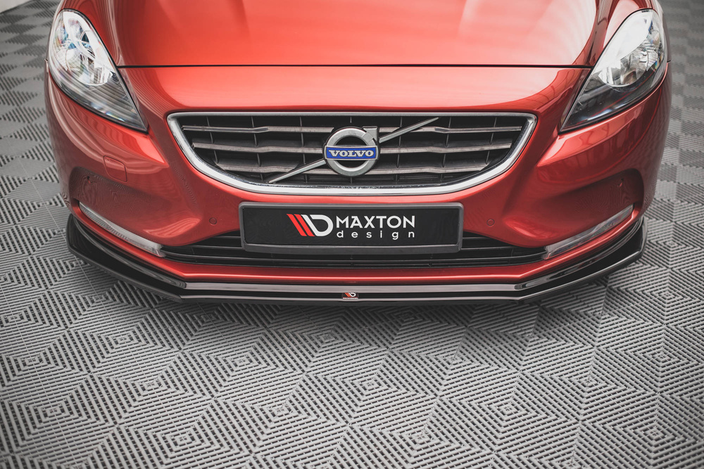 Voorspoiler Volvo V40 Maxton Glanzend zwart