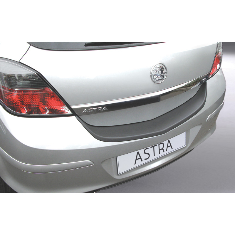 ABS Achterbumper beschermlijst  Opel Astra H 3 deurs excl. VXR/GSi/OPC Zwart