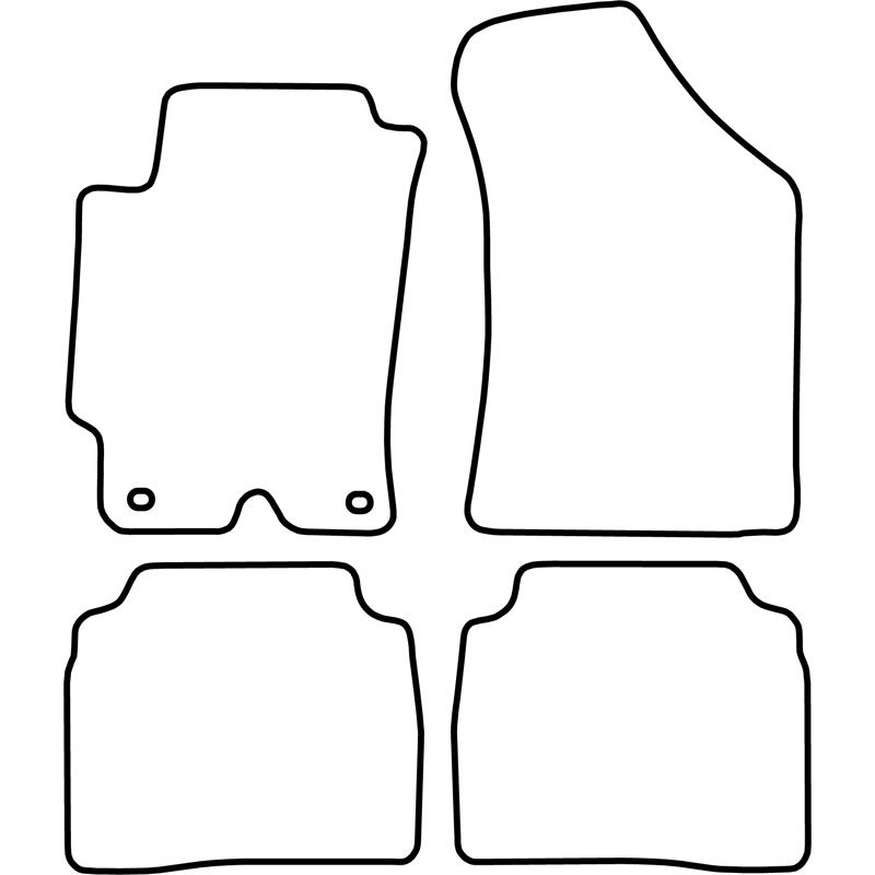 Automatten Velours  Hyundai Elantra 2000-2006