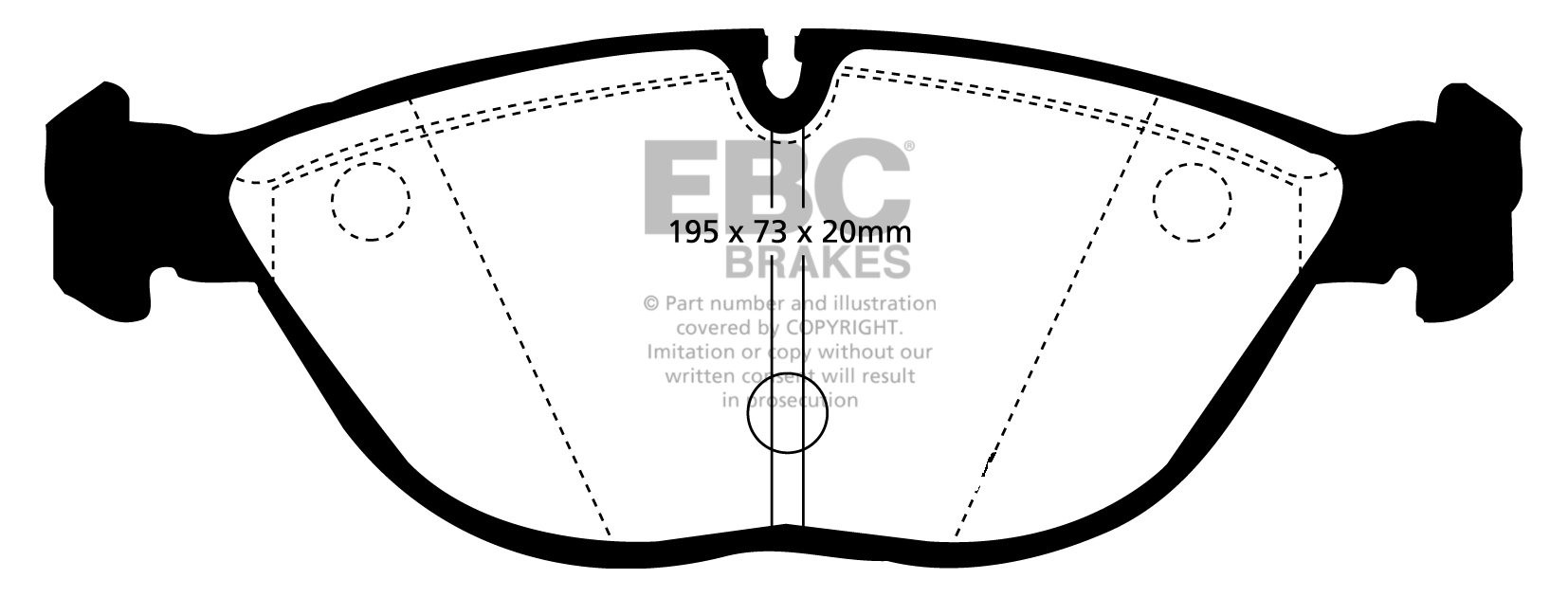 EBC Brakes BMW 740 3.9 TD (E38) 99-2001 Remblokken voorzijde