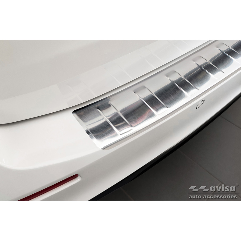 RVS Achterbumperprotector  BMW 5-Serie G31 Touring Facelift 2020-2024 excl. M-Sport 'Ribs'