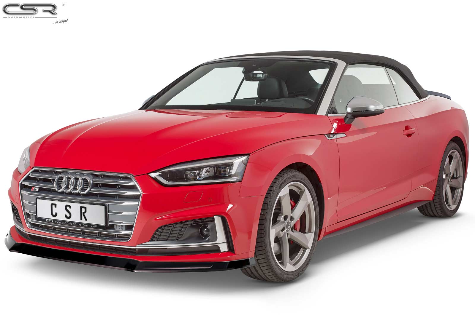 Voorspoiler Audi A5 F5 S-Line / S5 F5 Glans Zwart – 06/2016–2019