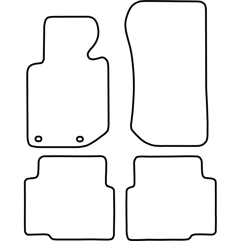 Automatten Velours  BMW 3 serie (E36) cabrio 1993-2000
