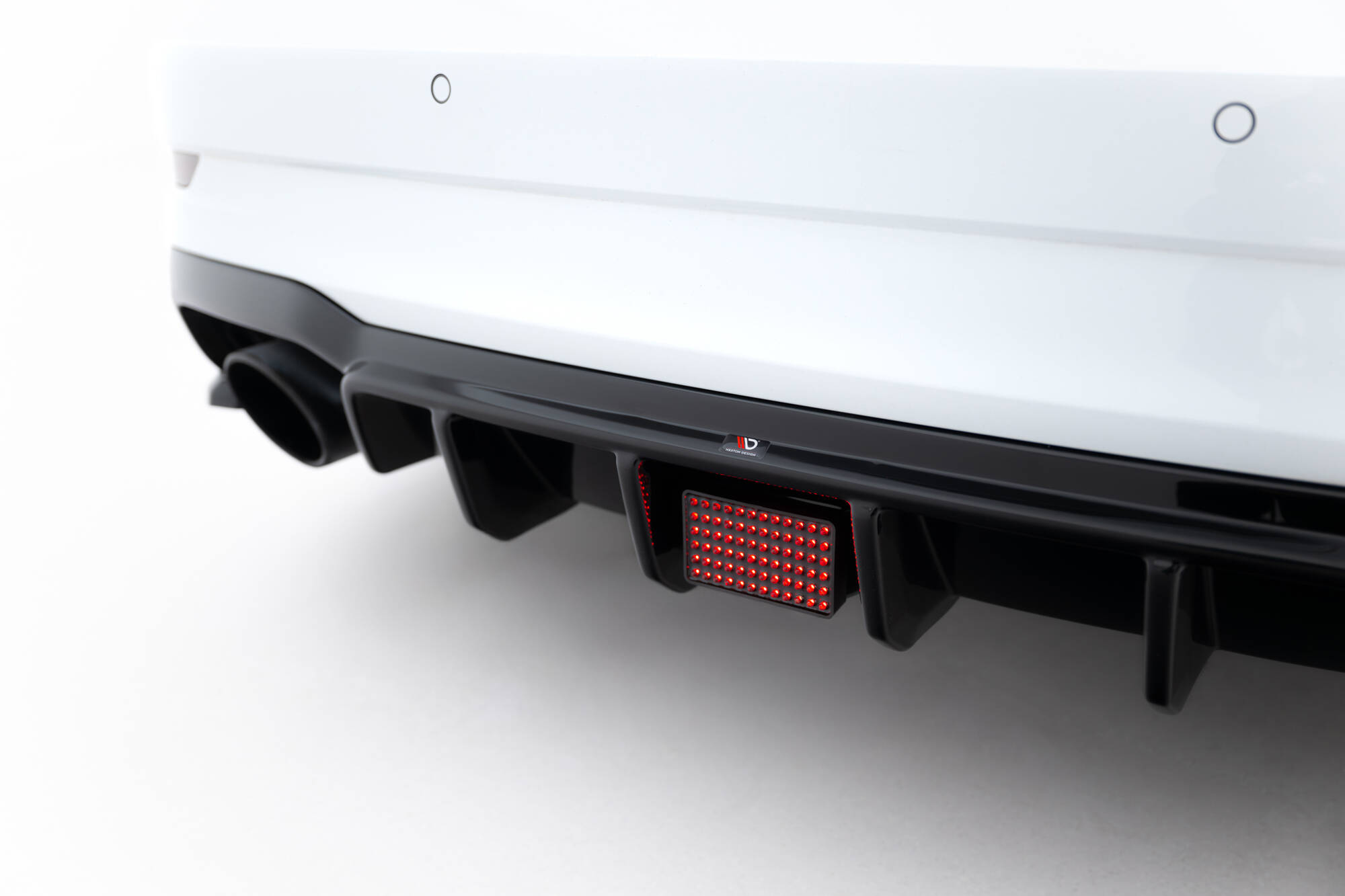 Led Stop Light Audi RS3 Sedan 8V Facelift Maxton Glanzend zwart
