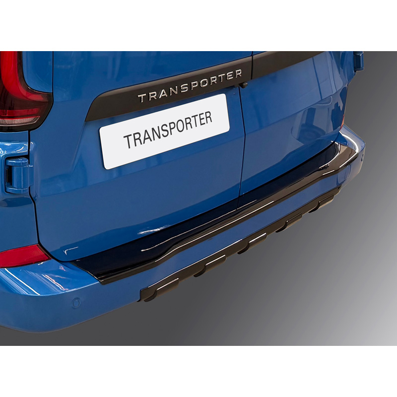 RGM Achterbumperskirt 'Skid-Plate'  Ford Transit Custom / Tourneo Custom (V710) 2023- & Volkswagen Transporter T7 2024- (ABS Glanzend Zwart)