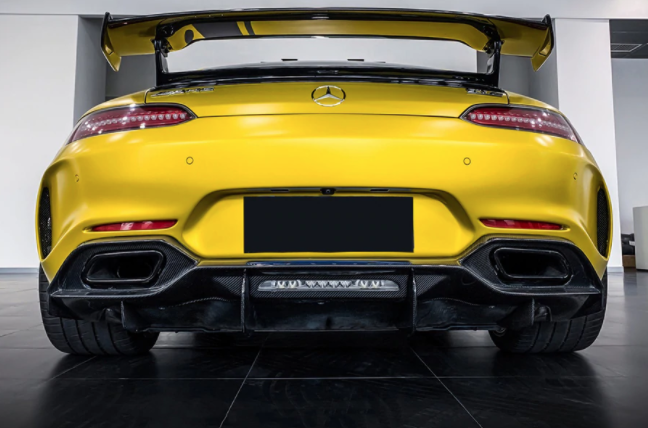 Mercedes Benz AMG GT/GTS/GTC IMP Style Deels Carbon Fiber Achterbumper met Diffuser 2017-2020