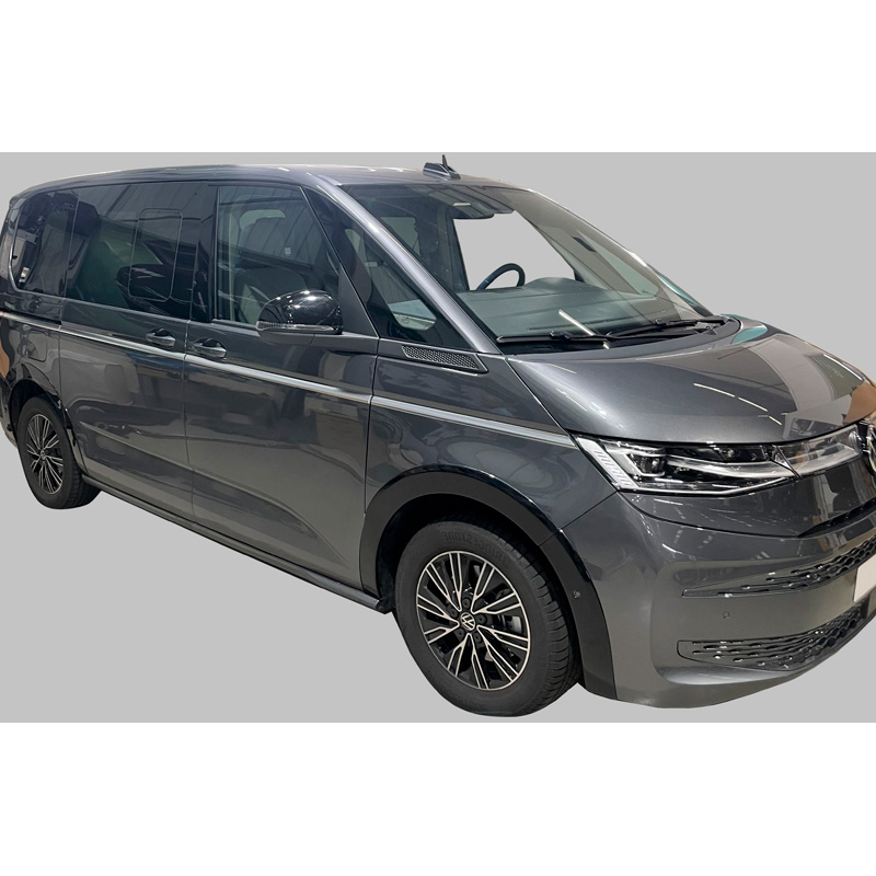 RGM Spatbordverbreders  Volkswagen T7 Multivan 2021- Korte wielbasis - Zwart (met Park Assist)