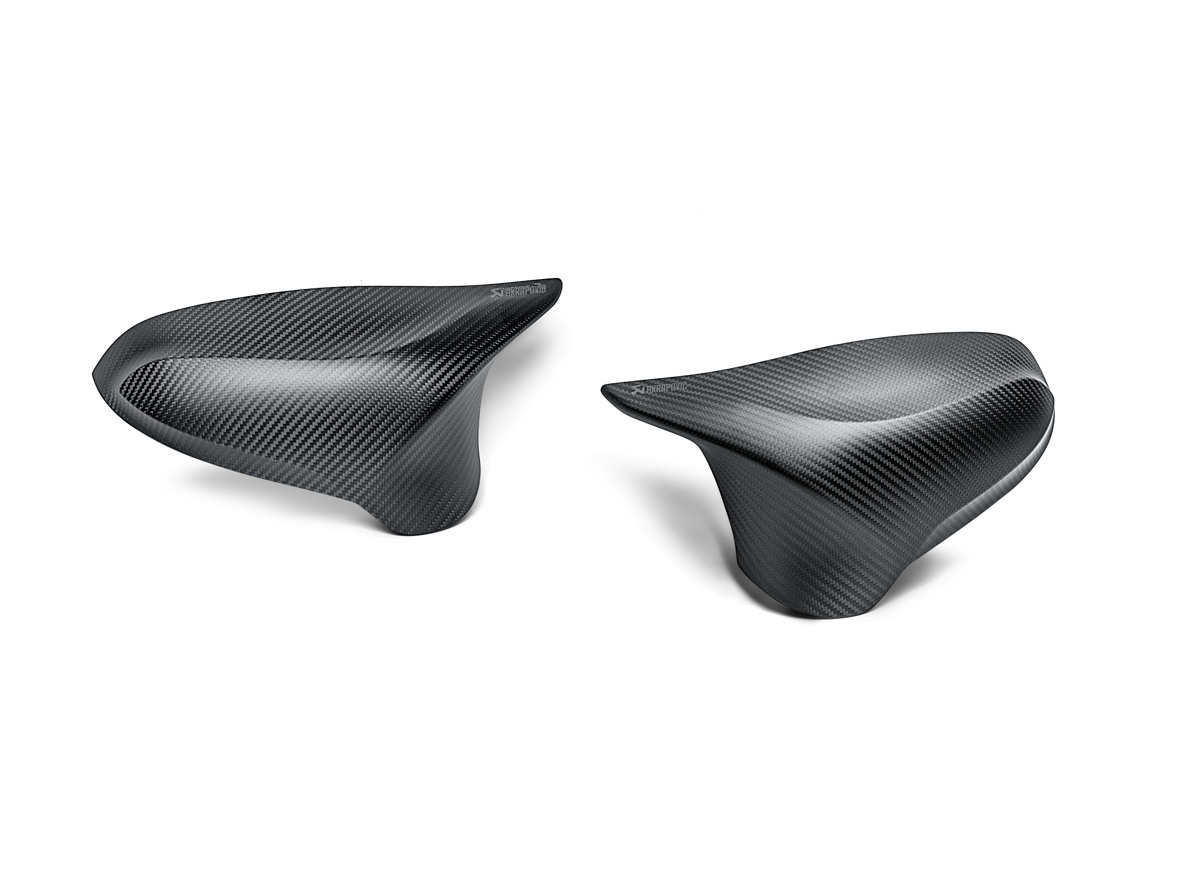 Akrapovic BMW M2 CS F87 / M3 F80 / M4 F82 – Matte Carbon Fiber Mirror Cap Set