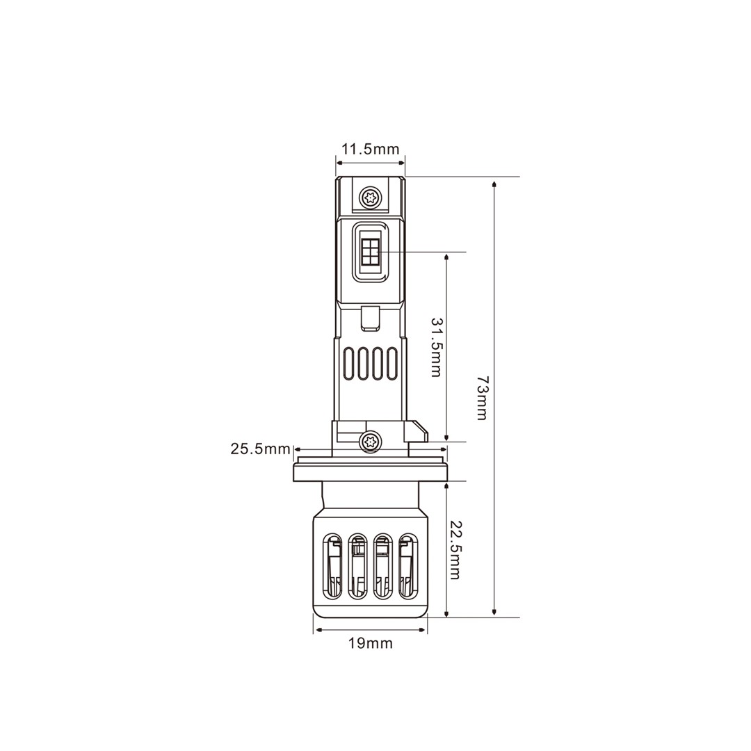 880/881 LED Lampen M-TECH Premium Smart Series Canbus