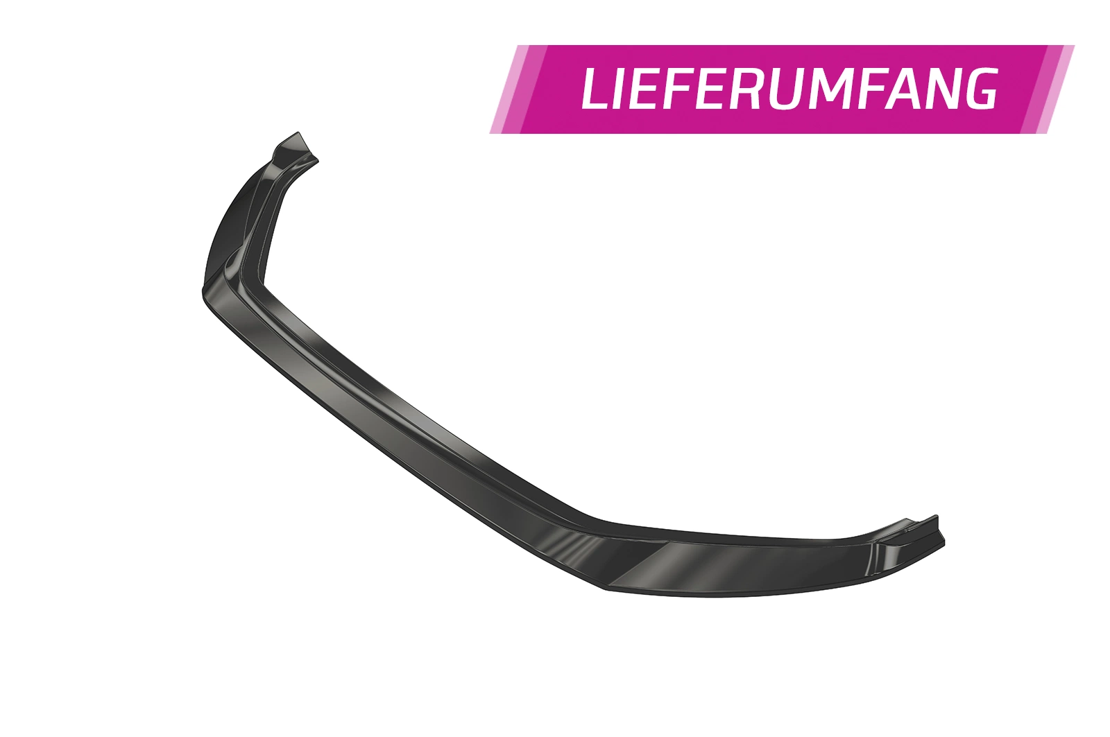 Voorspoiler VW Golf 7 glans zwart – 2017–