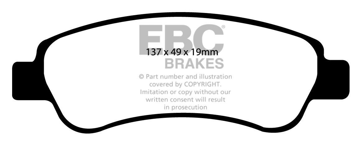 EBC Brakes FIAT BEDRIJFSWAGEN Ducato 2.3 TD (1100/1500/1700kg) 2