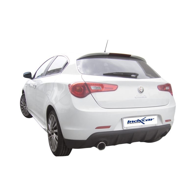100% RVS Sportuitlaat  Alfa Romeo Giulietta 1.4T Multiair (170pk) 2010- 102mm Rond