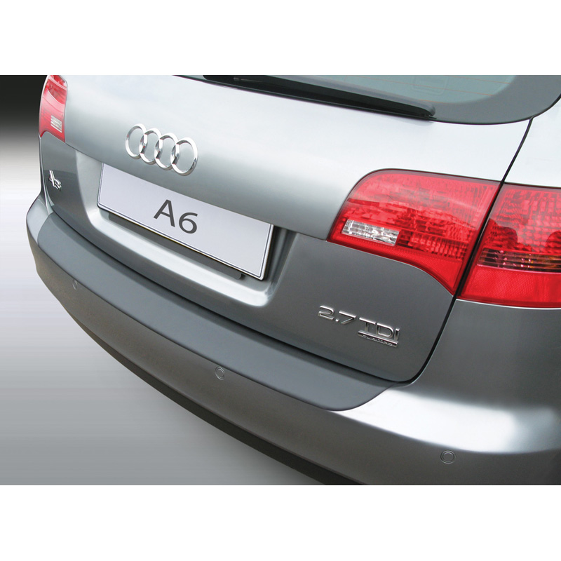 ABS Achterbumper beschermlijst  Audi A6 Avant 2004-2011 excl. S6/RS6 Zwart
