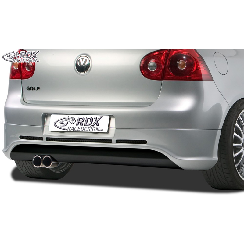 Achterskirt  Volkswagen Golf V GTI/R Hatchback 3/5-deurs 2003-2008 (uitlaat links) excl. Variant/Plus (ABS)