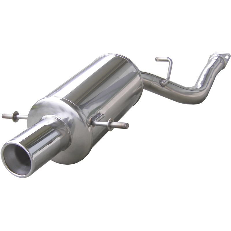 100% RVS Sportuitlaat  Subaru Impreza 4WD 2.0 WRX 2001- 102mm met CE